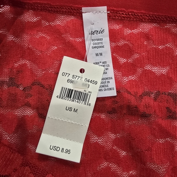 NWT AERIE Boybrief Panties/Underwear Lace RUDOLPH - Picture 3 of 4